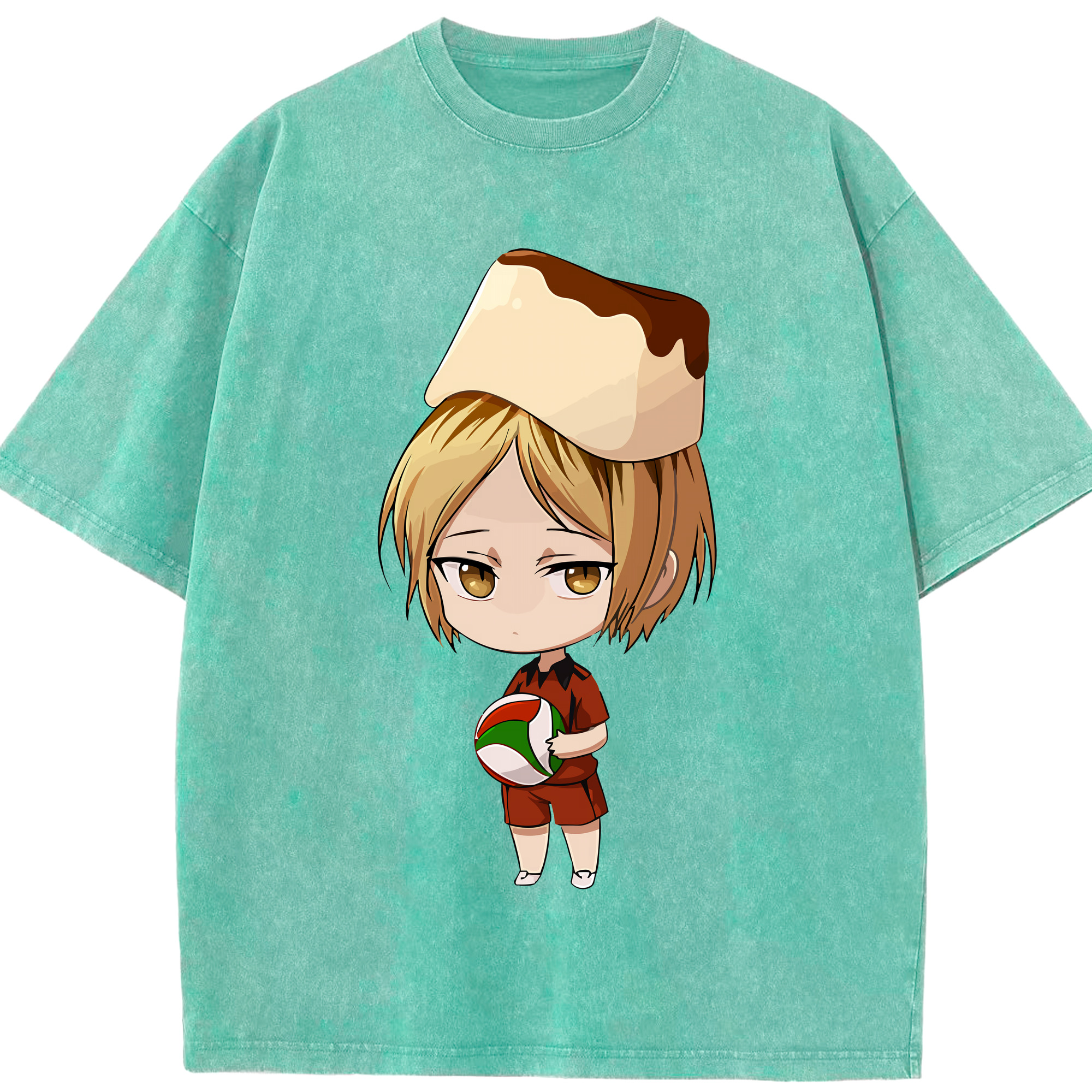 （画像用） ハイキュー!! Haikyu!! 綿100% ヴィンテージ風 半袖Tシャツ（フロントプリント）